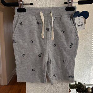 NWT Disney x Junk Food Boys Shorts with Mickey Mouse 3T